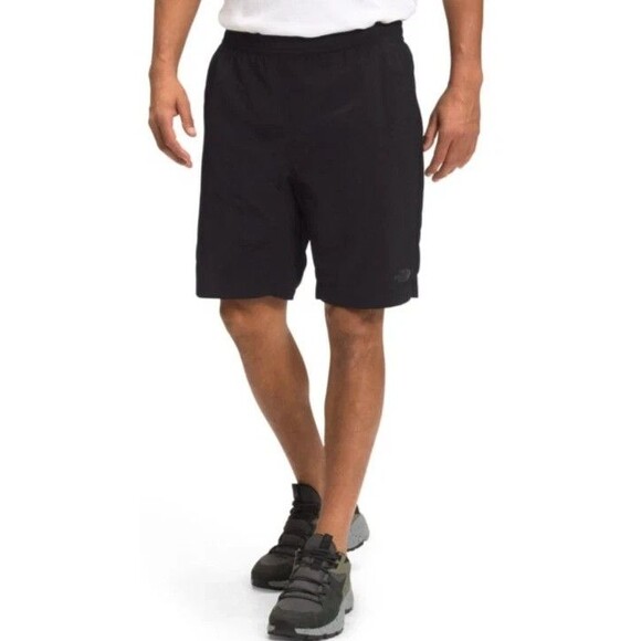 The North Face Adventure Nylon Shorts Men's Size XL Black w/White Logo - Picture 1 of 9